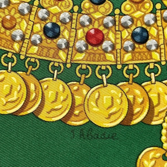 HERMES 100% Silk KOSMIMA Carre “35x35”/90cm Scarf #1343 - Picture 5 of 6